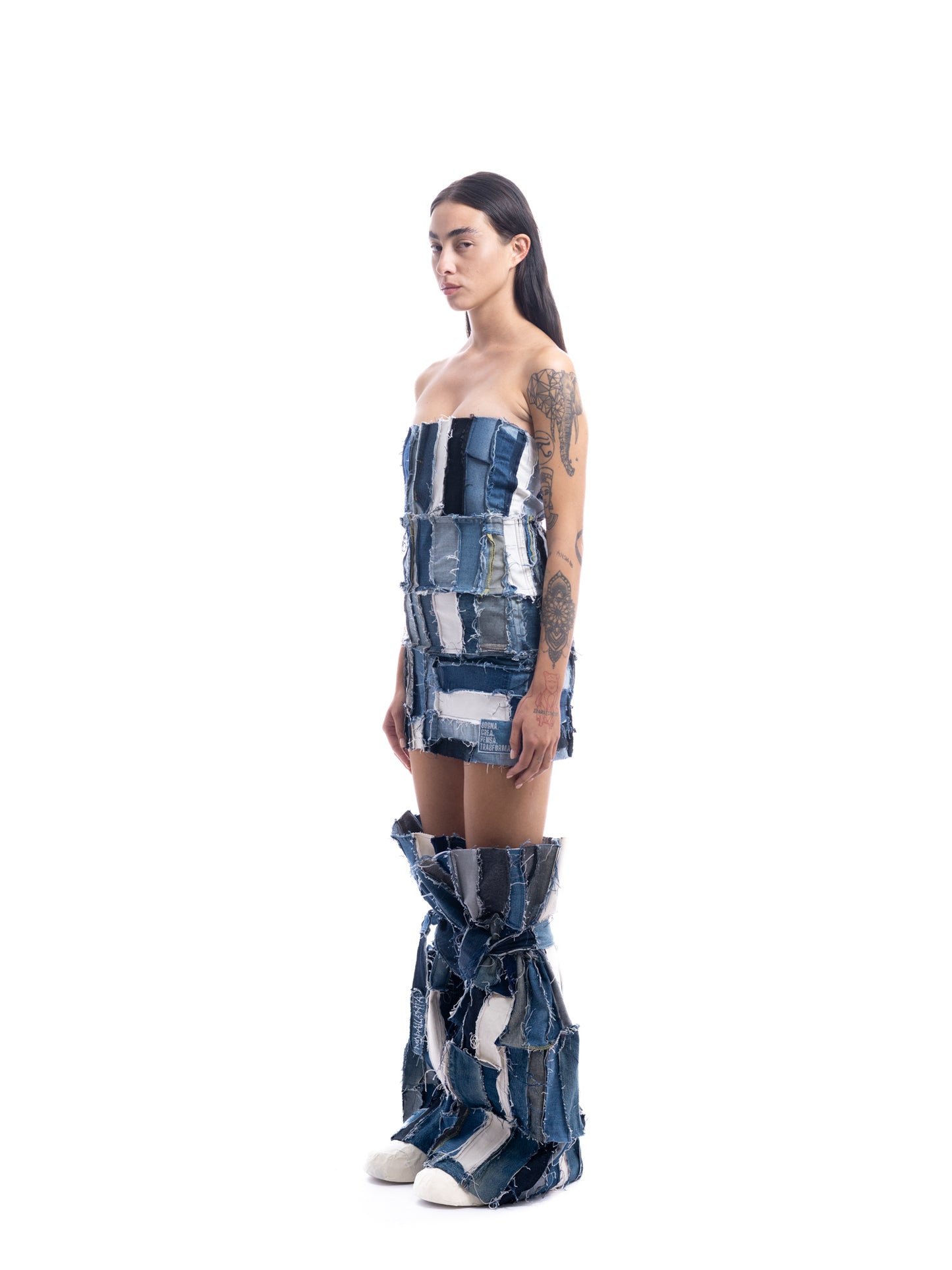 BB06 BO BARDI - ABITO TUBINO DENIM