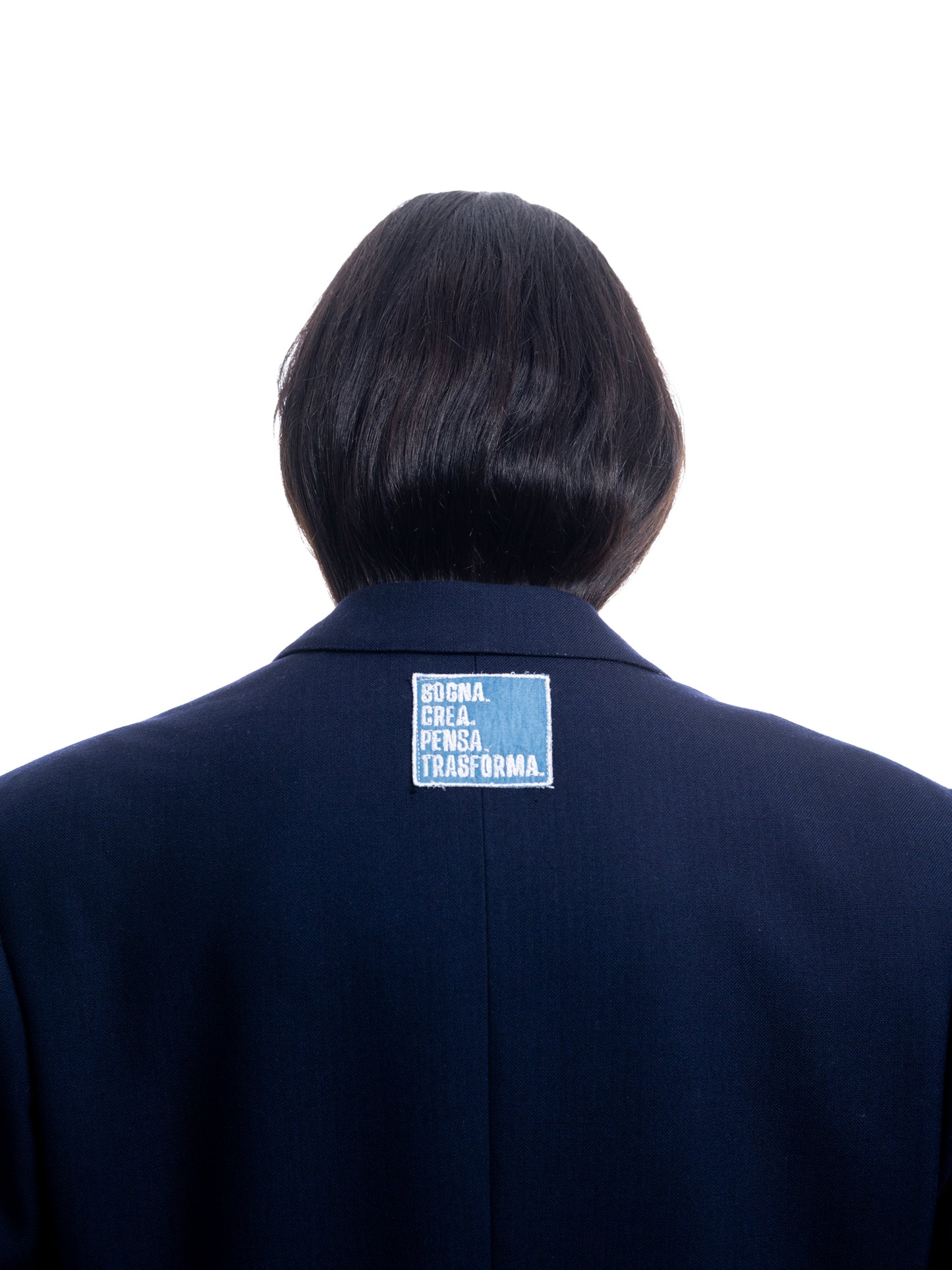 BB01 LE CORBUSIER - CAPPOTTO MISTO LANA E DENIM