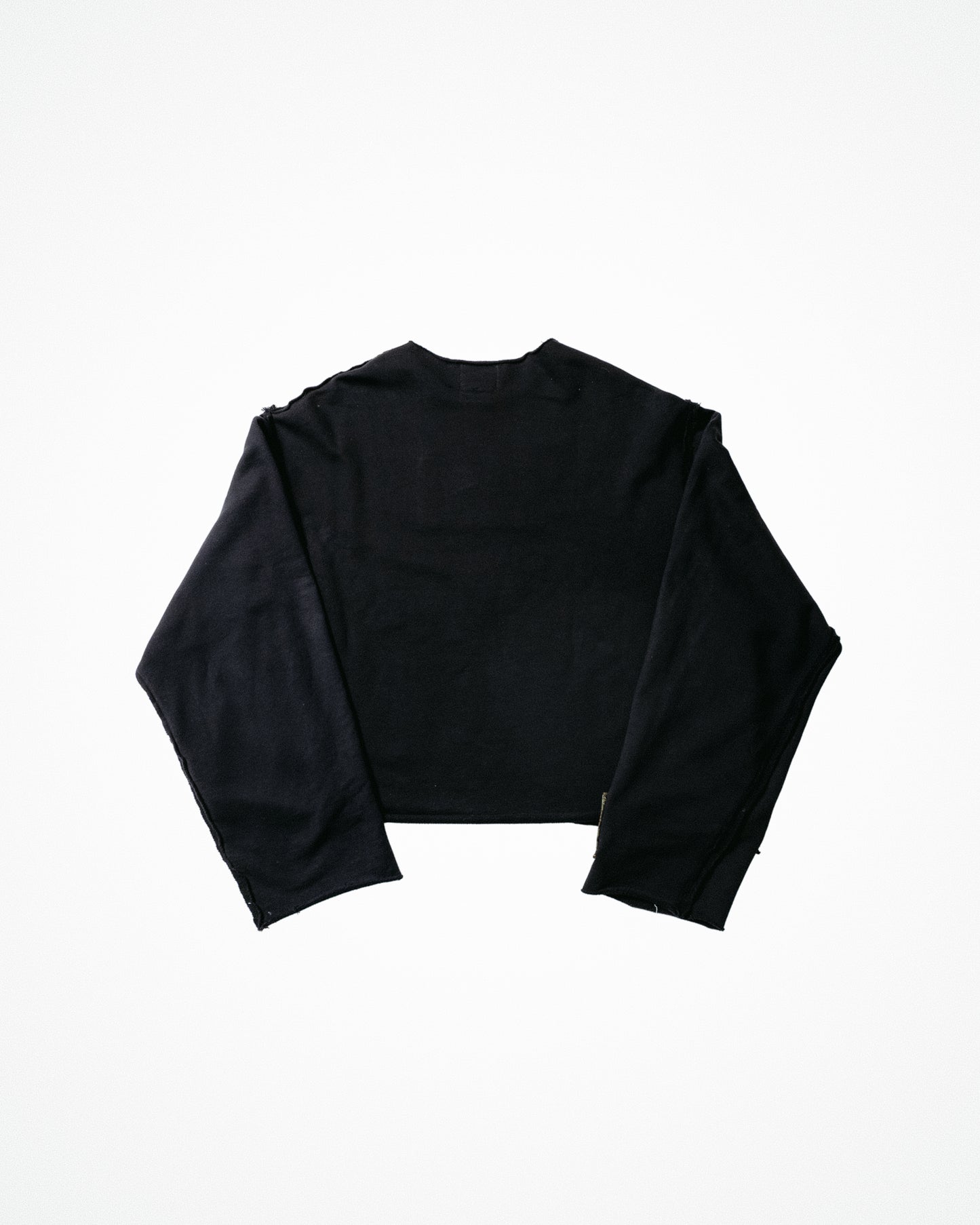 GHISA - FELPA OVERSIZE TAGLIO VIVO