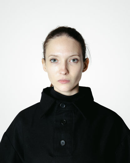TRAVE RETICOLARE - POLO A STRISCE BLACK