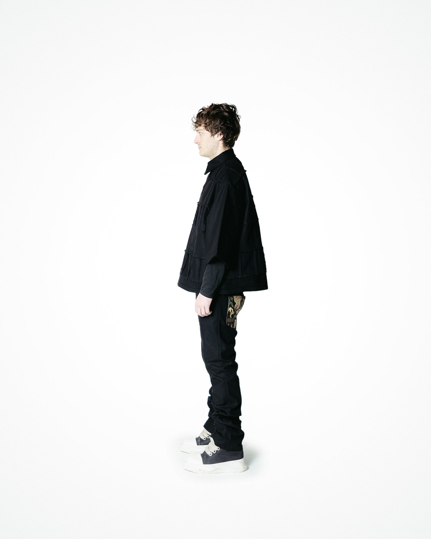 TRAVE RETICOLARE - POLO A STRISCE BLACK