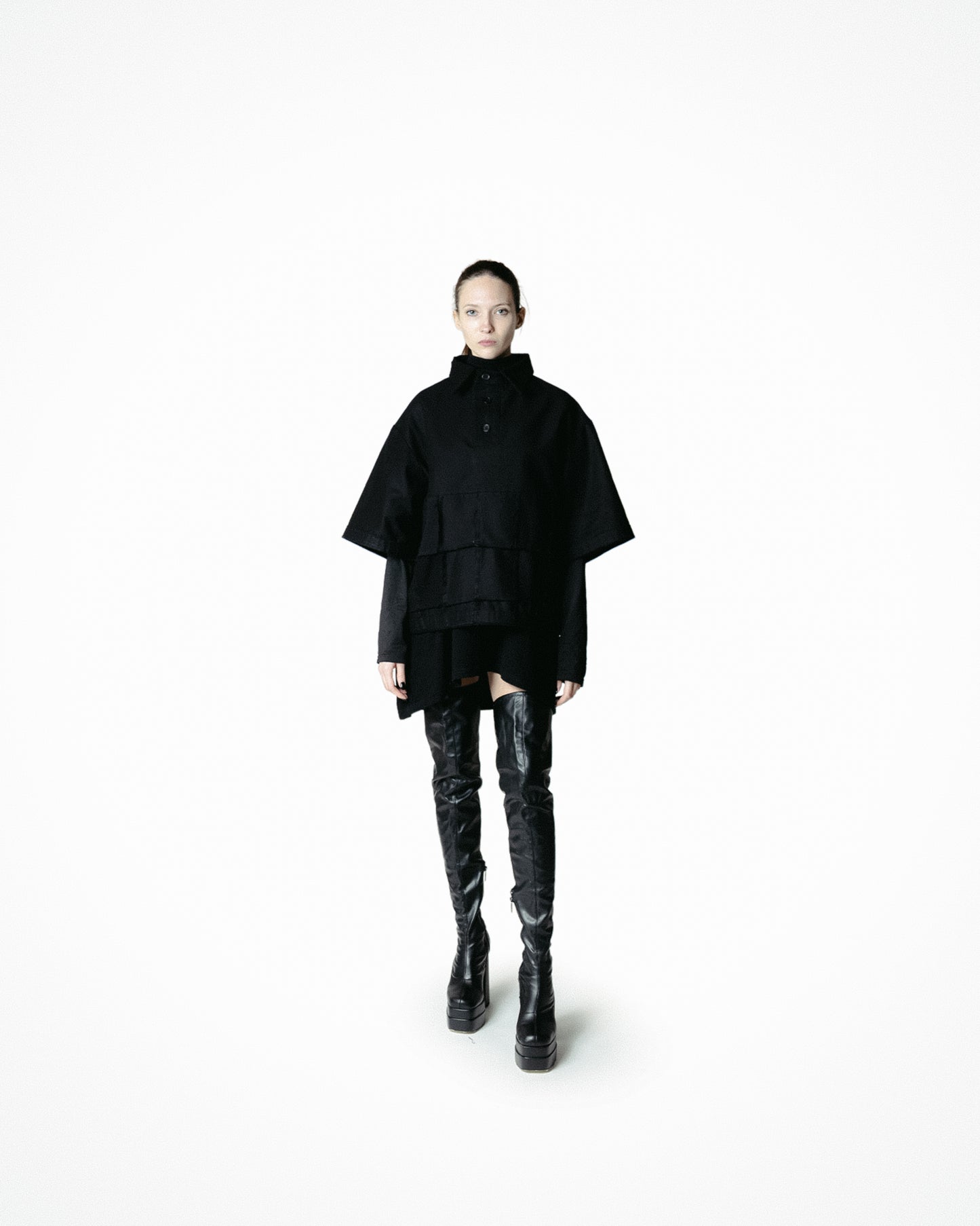 TRAVE RETICOLARE - POLO A STRISCE BLACK