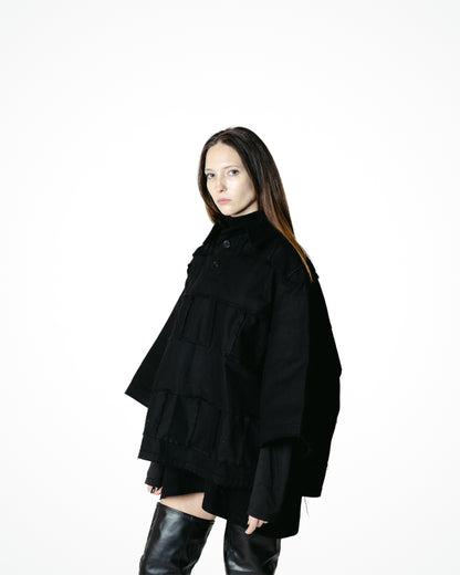 KARAKORUM 2 - POLO HALF BLACK