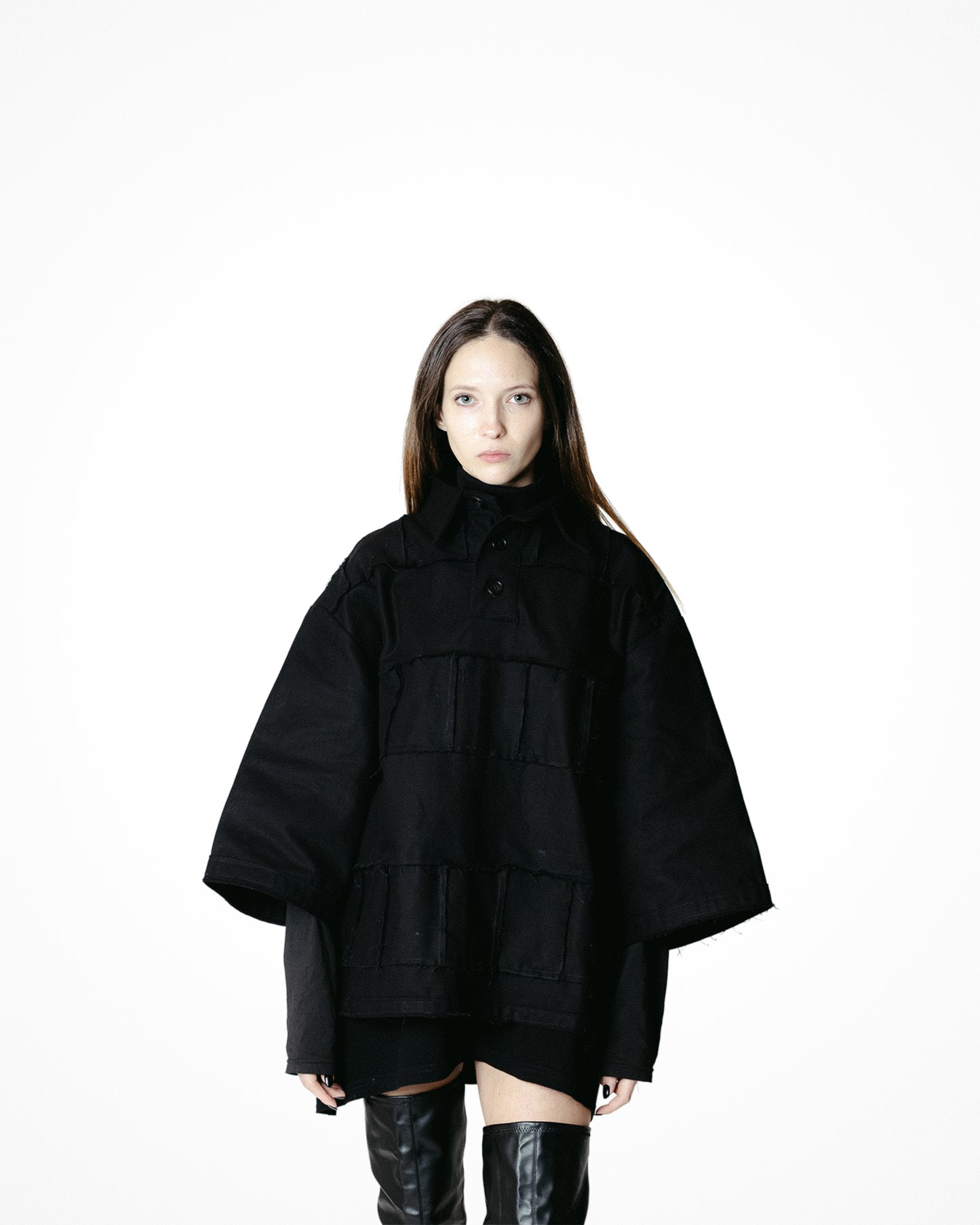 KARAKORUM 2 - POLO HALF BLACK