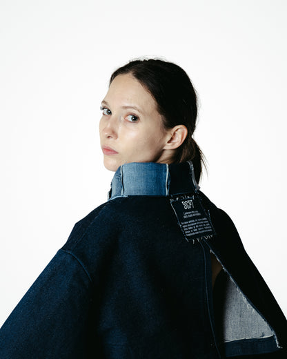 RESINA - CROP TOP DENIM