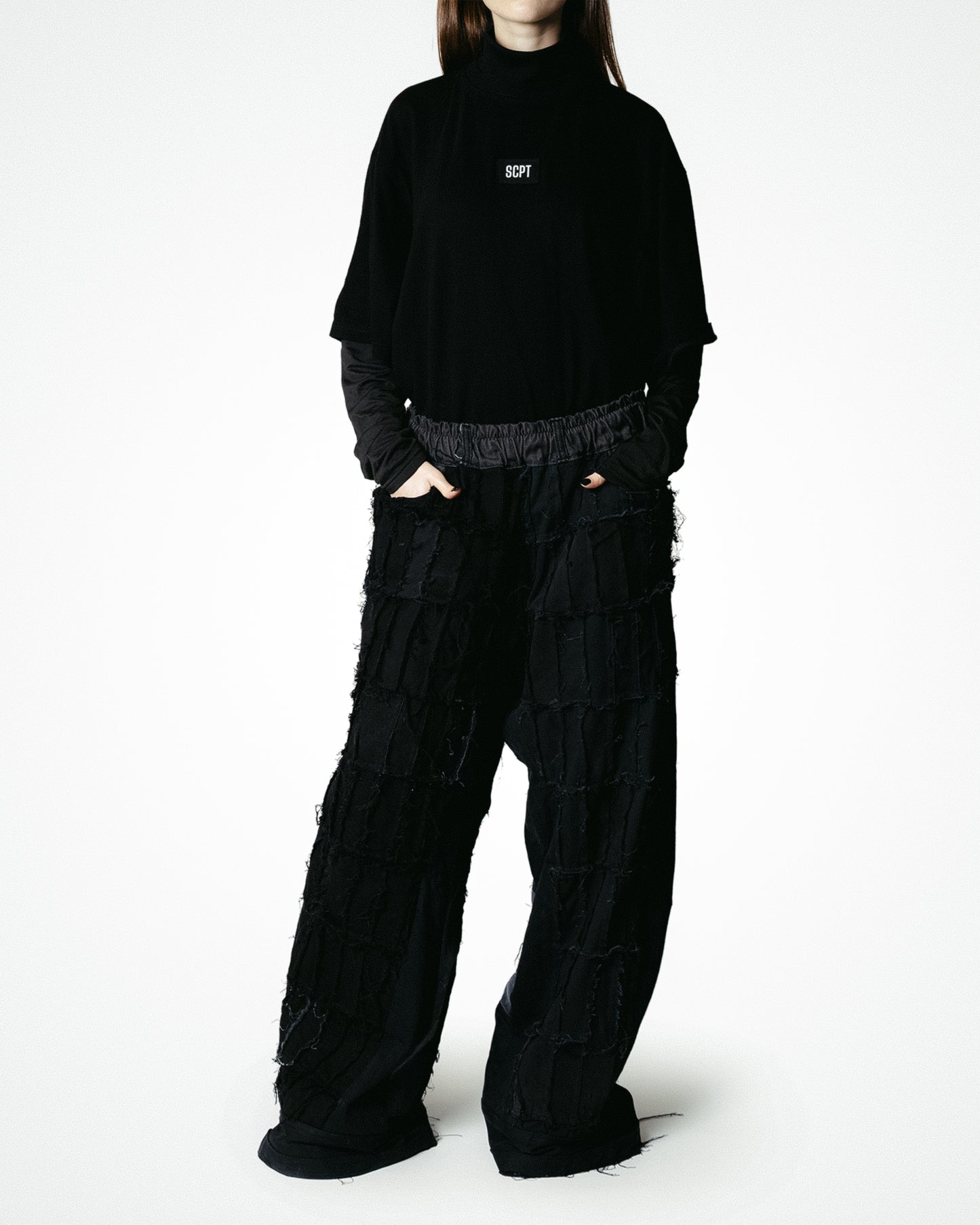 CEMENTO ARMATO INDUSTRIALE - PANTALONE BLACK OVERSIZE
