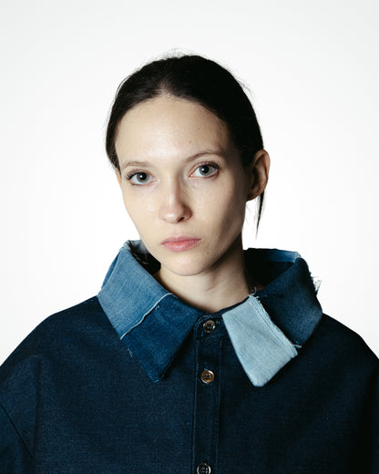 RESINA - CROP TOP DENIM