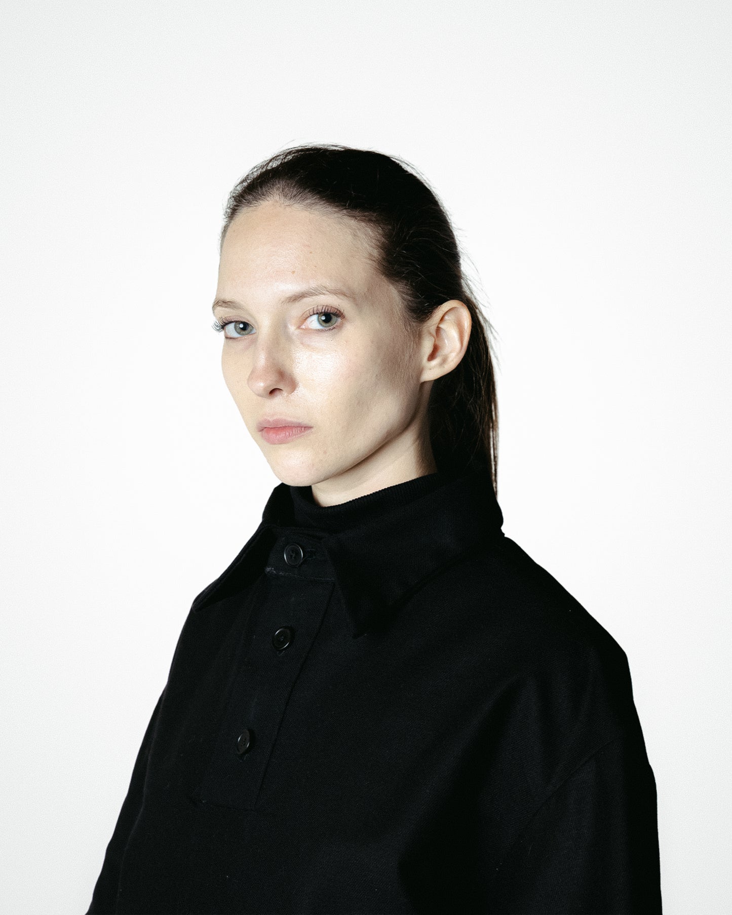 TRAVE RETICOLARE - POLO A STRISCE BLACK