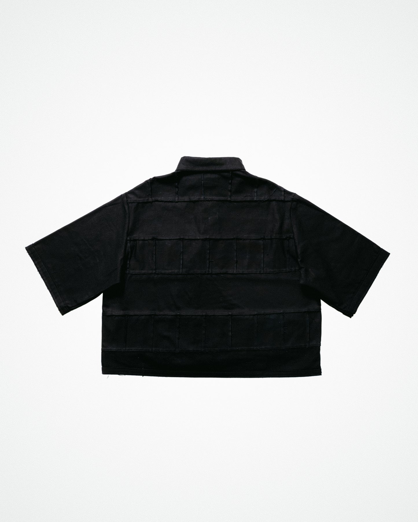 TRAVE RETICOLARE - POLO A STRISCE BLACK