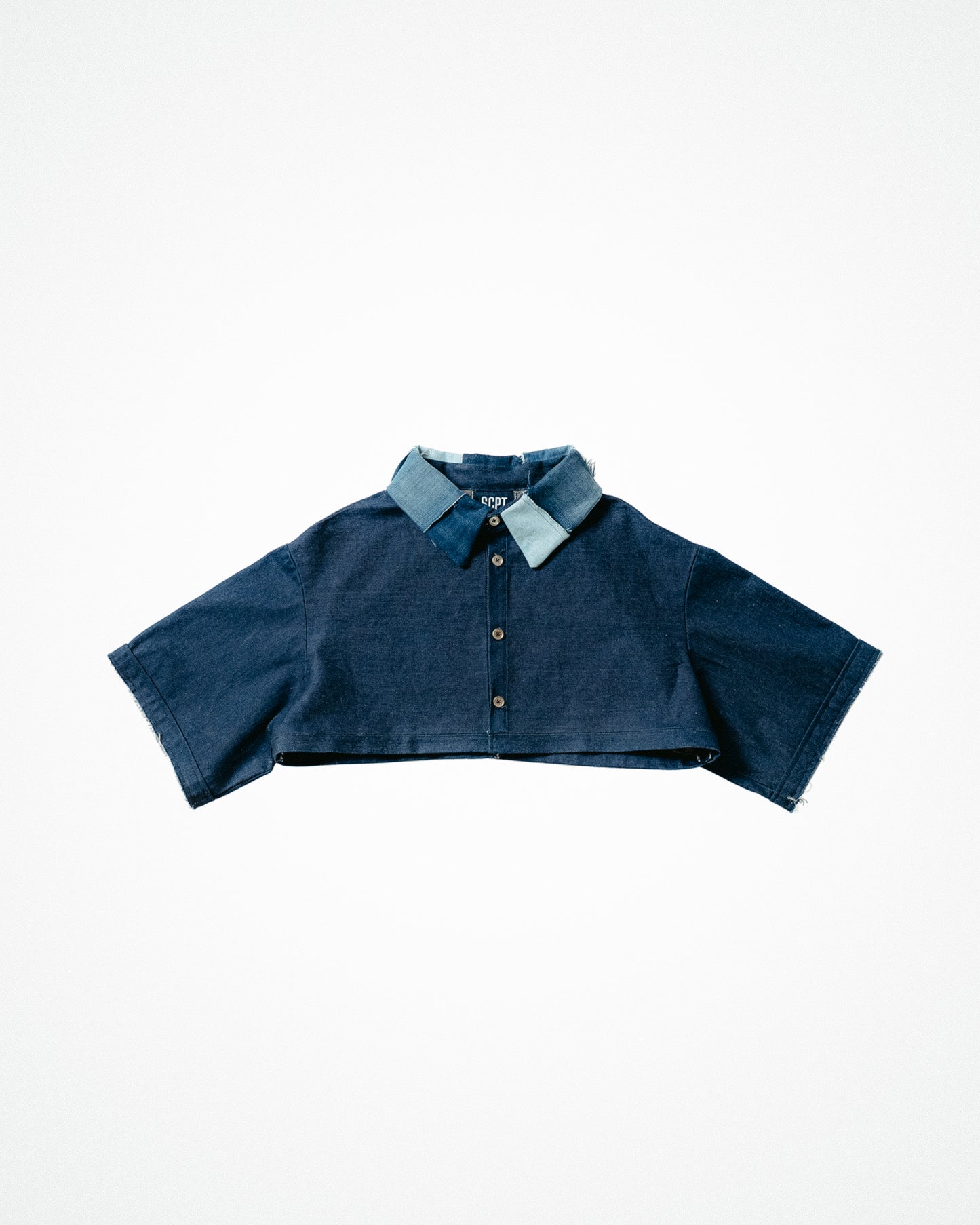RESINA - CROP TOP DENIM